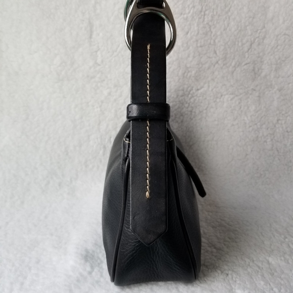 Dooney & Bourke Small Black Hobo Handbag - Picture 4 of 12